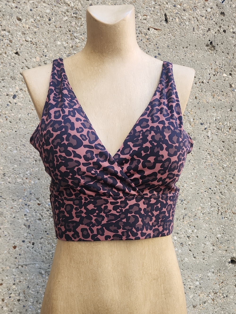 Arro leopard print sports bra